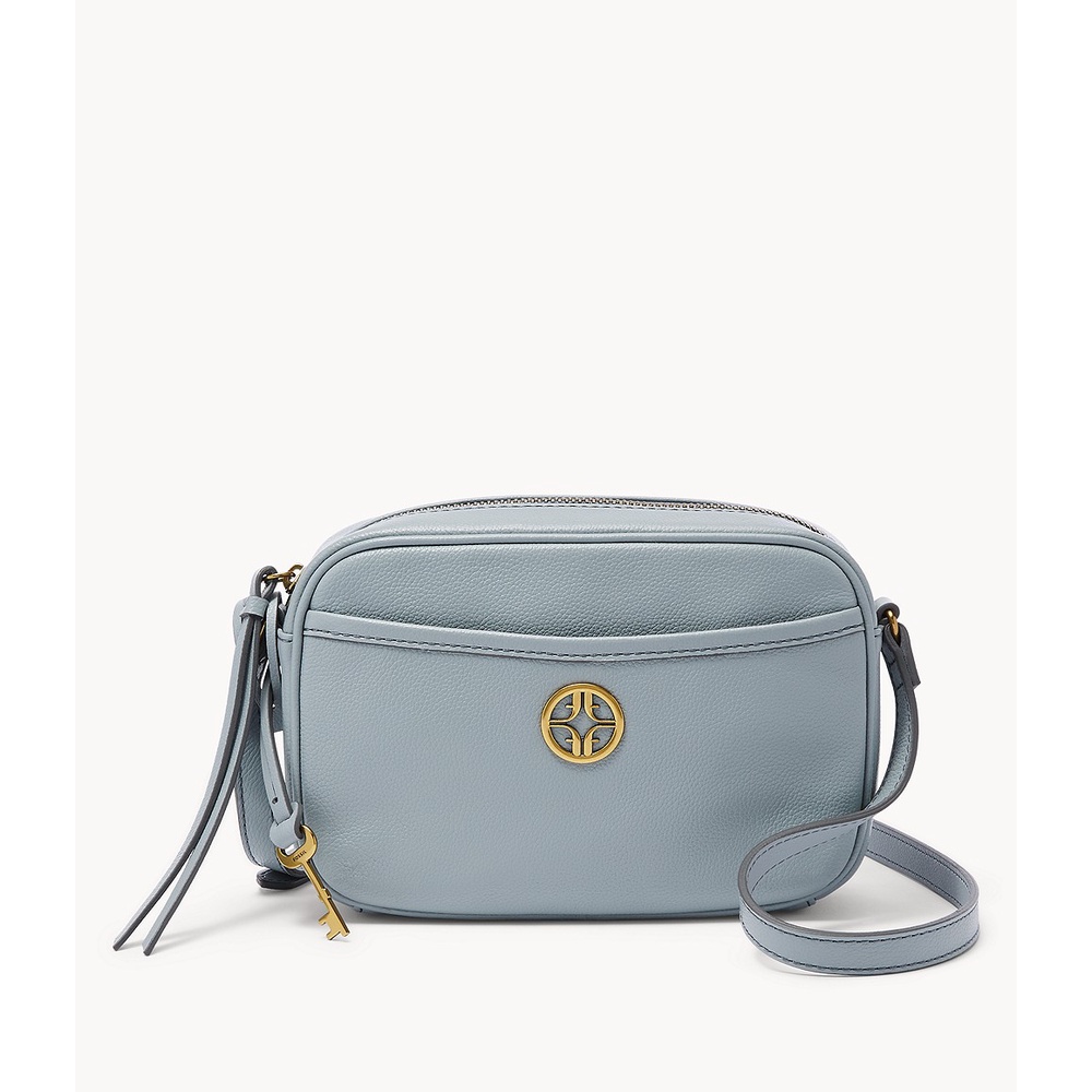 Jual Fossil Brennon Camera Bag Smokey Blue Tas Wanita SHB2945180