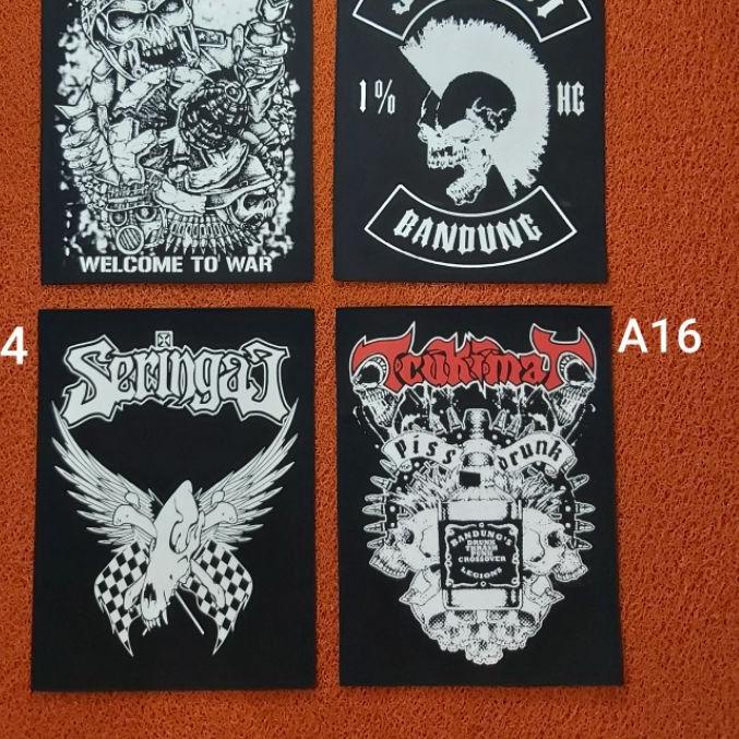 Jual 【TERLARIS】 BACKPATH (Emblem Punggung jaket) bordil punk backpack ...
