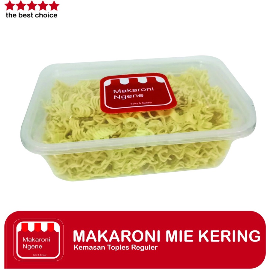 Jual Makaroni Ngene Mie Kering Kemasan Toples Reguler Shopee Indonesia