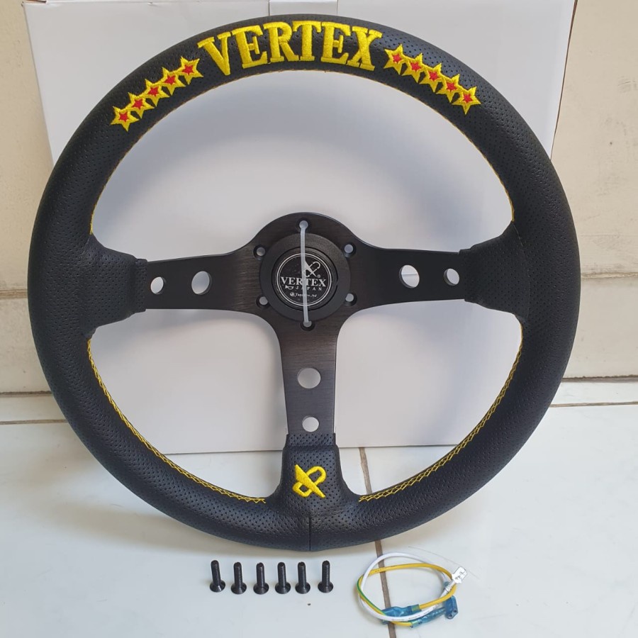 Jual STIR MOBIL RACING VERTEX TIPE 10STARS STEERING WHEELS VERTEX ...