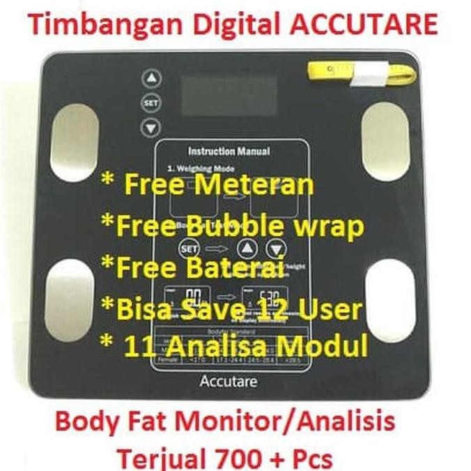 Jual Timbangan Badan Digital Timbangan Digital Badan Body Fat | Shopee