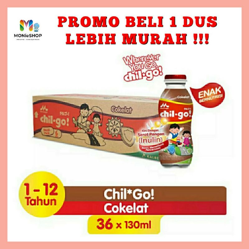 Jual MONIESHOP - Morinaga Chil Go / Chilgo Milk 130ml Karton (36 ...