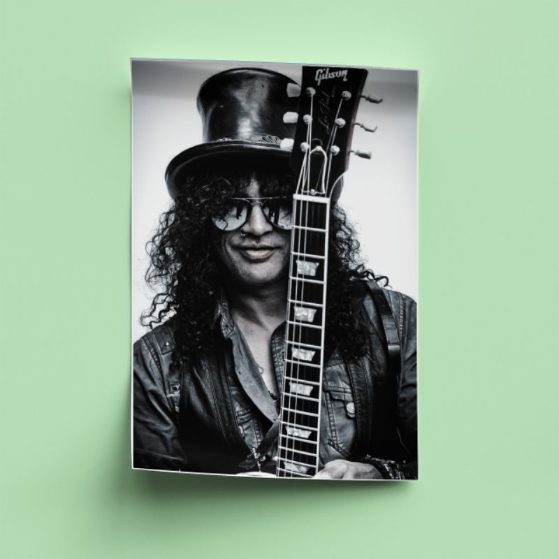 Jual Poster Slash M26 / Poster Gun N' Roses / Poster Musik / Poster A3 ...