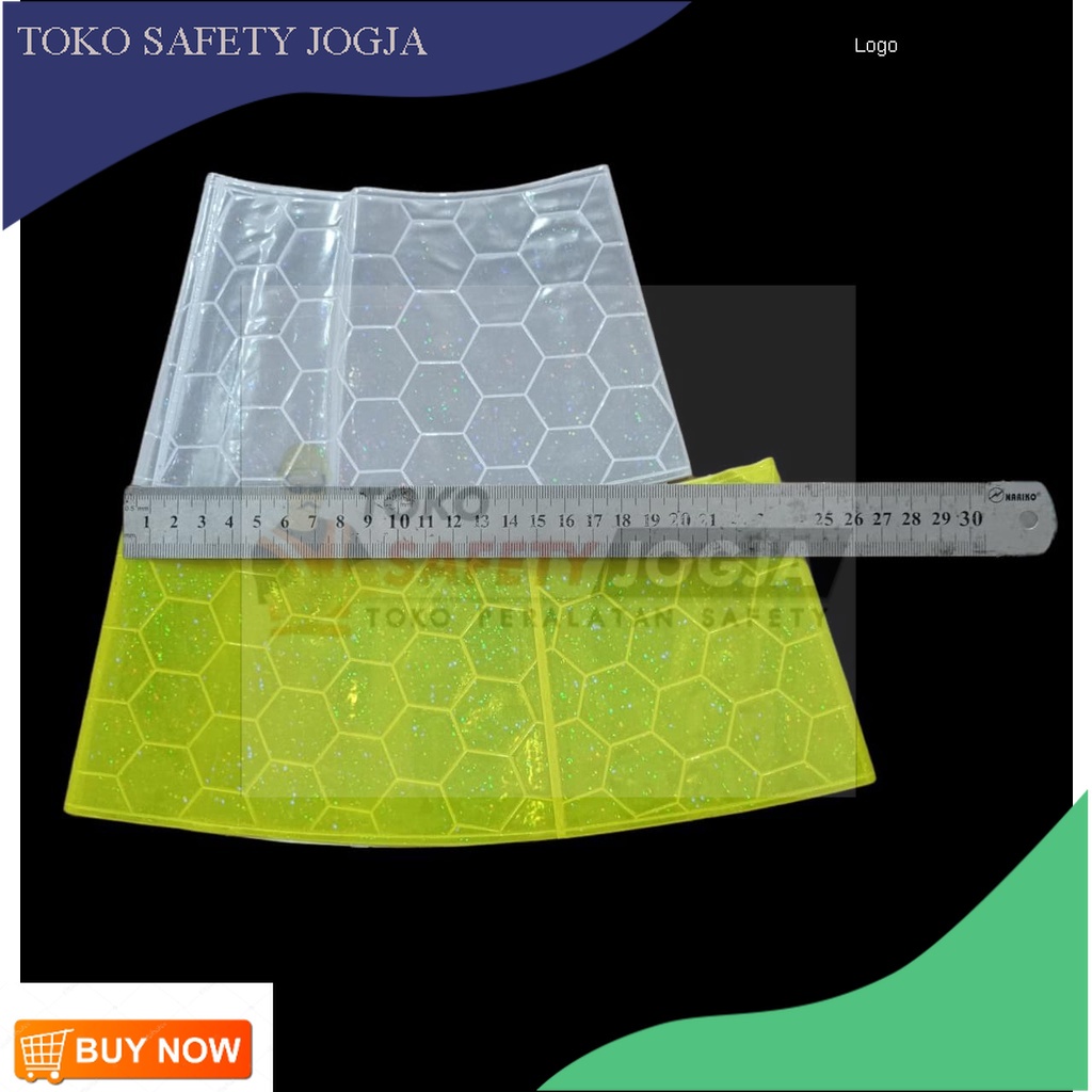 Jual SCOTLIGHT LIST KUNING PUTIH UNTUK TRAFFIC CONE SATU SET KERUCUT 1 ...