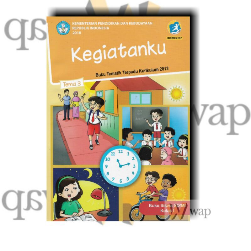Jual Buku Tematik SD Kelas 1 SD Tema 3 "KEGIATANKU" Kurikulum 2013 ...