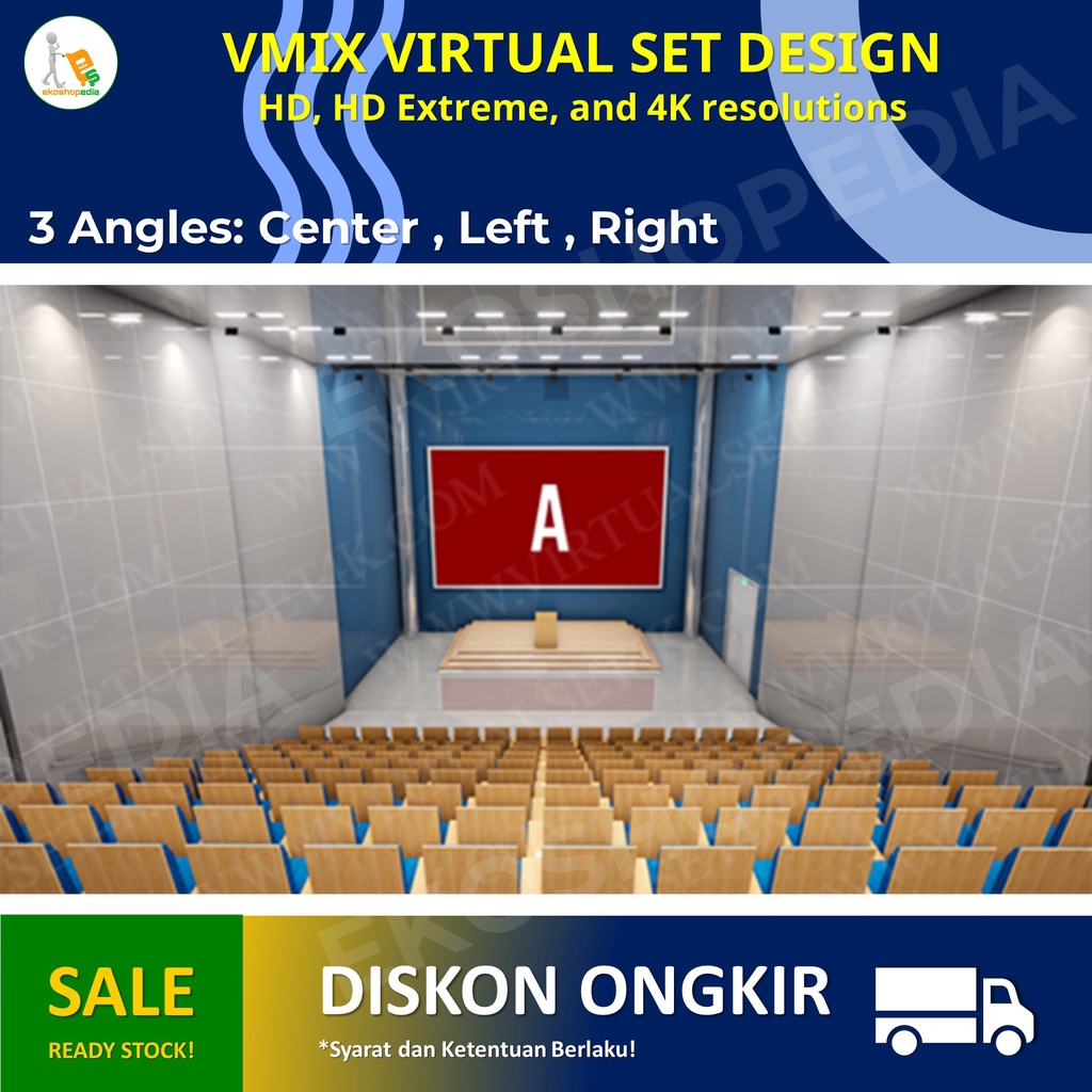 Jual VMIX VIRTUAL SET DESIGN 4K - STAGE 02 v30 | Shopee Indonesia