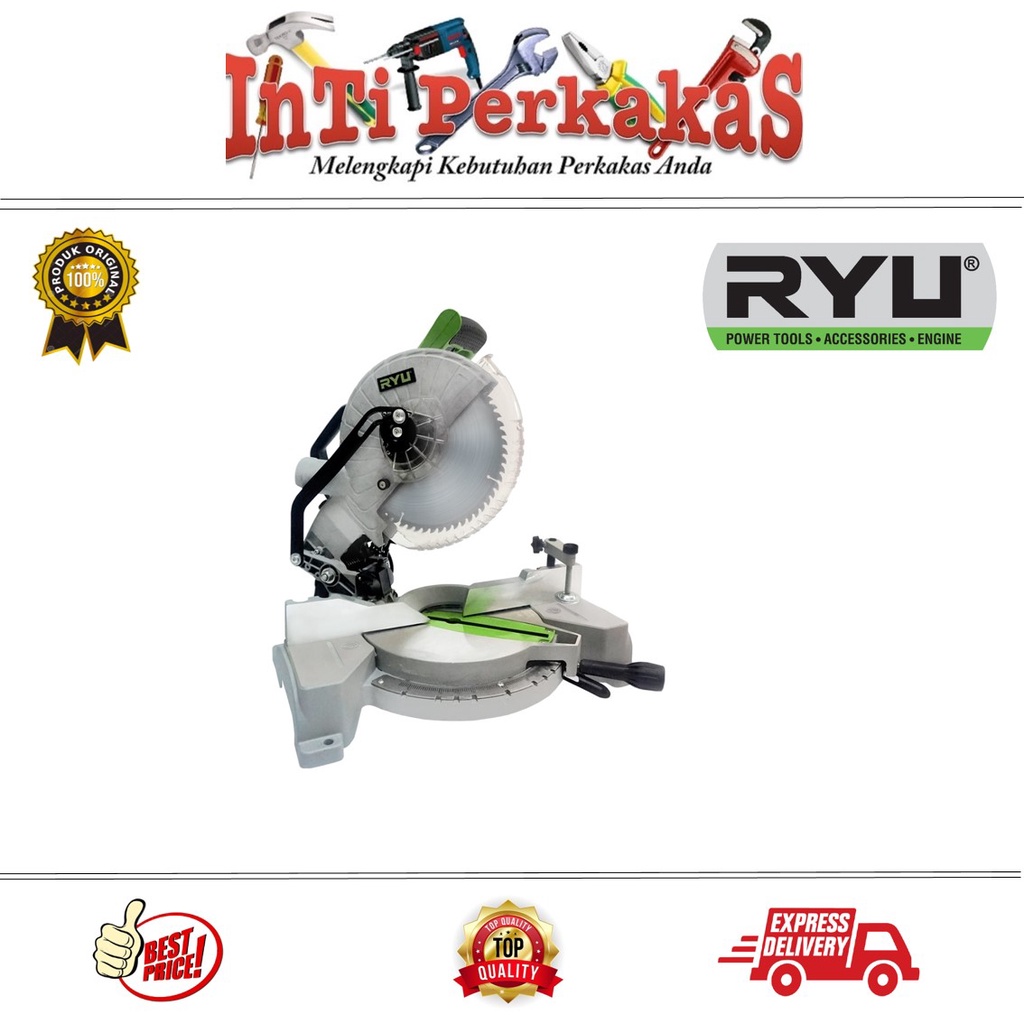 Jual Ryu Miter Saw 10 inch RMS 255 Mesin Potong Aluminium dan Kayu ALAT ...