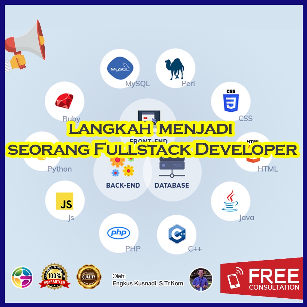 Jual Tips dan Trik menjadi fullstack web developer | Shopee Indonesia