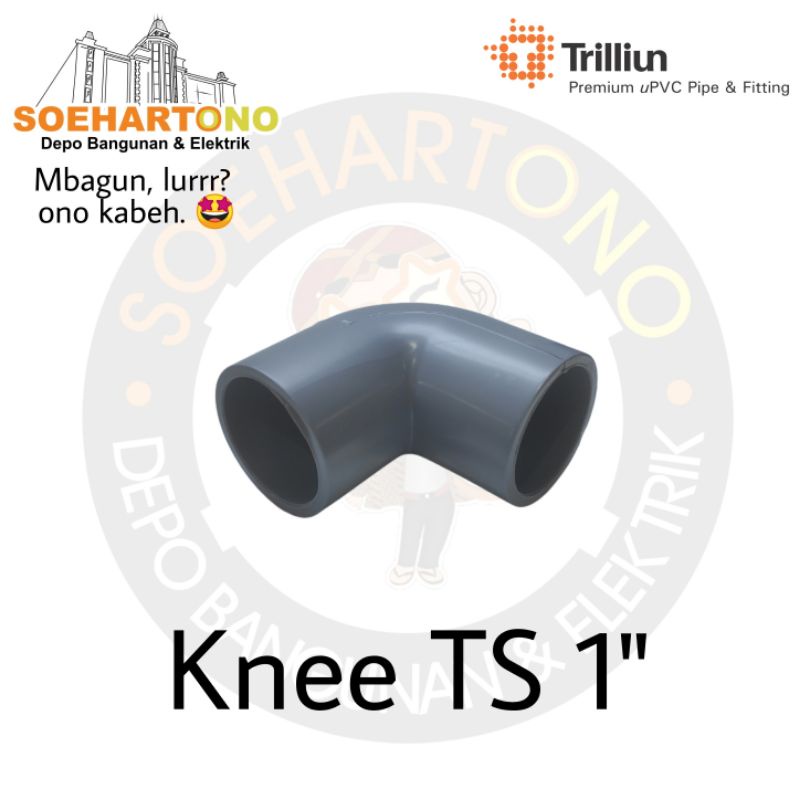 Jual Trilliun Knee Ts Basic Pvc Elbow Shopee Indonesia