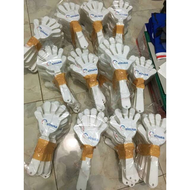 Jual CETAK SATUAN - CETAK DESIGN Hand Clapper CUSTOM Hand Clapper Kipas ...