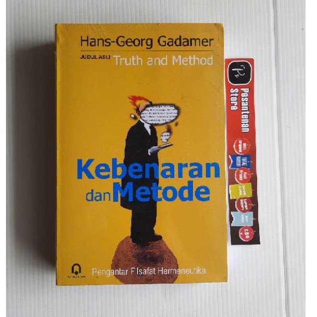 Jual Buku Truth And Method Kebenaran dan Metode Hans-Georg Gadamer ...