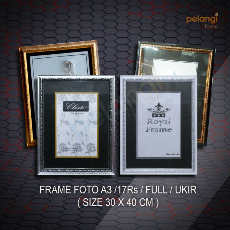 Jual Frame/bingkai/photo/a3/12 tepi /17R full 30x40cm | Shopee Indonesia