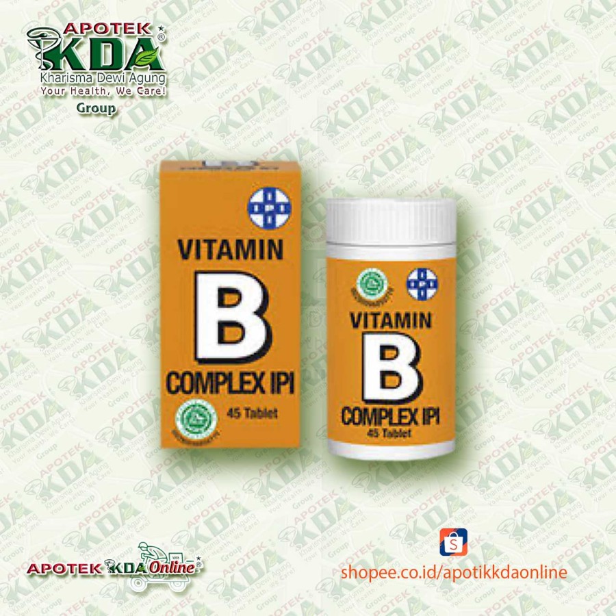 Jual VITAMIN B COMPLEX IPI ISI 45 TABLET | Shopee Indonesia