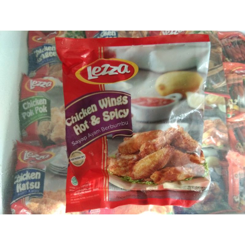 Jual Lezza Chicken Wings Hot And Spicy 400g Shopee Indonesia