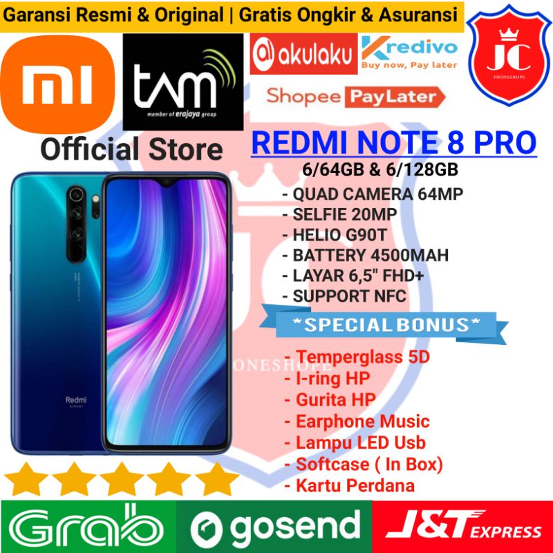 XIAOMI REDMI NOTE PRO 6GB 128GB GARANSI TAM BONUS
