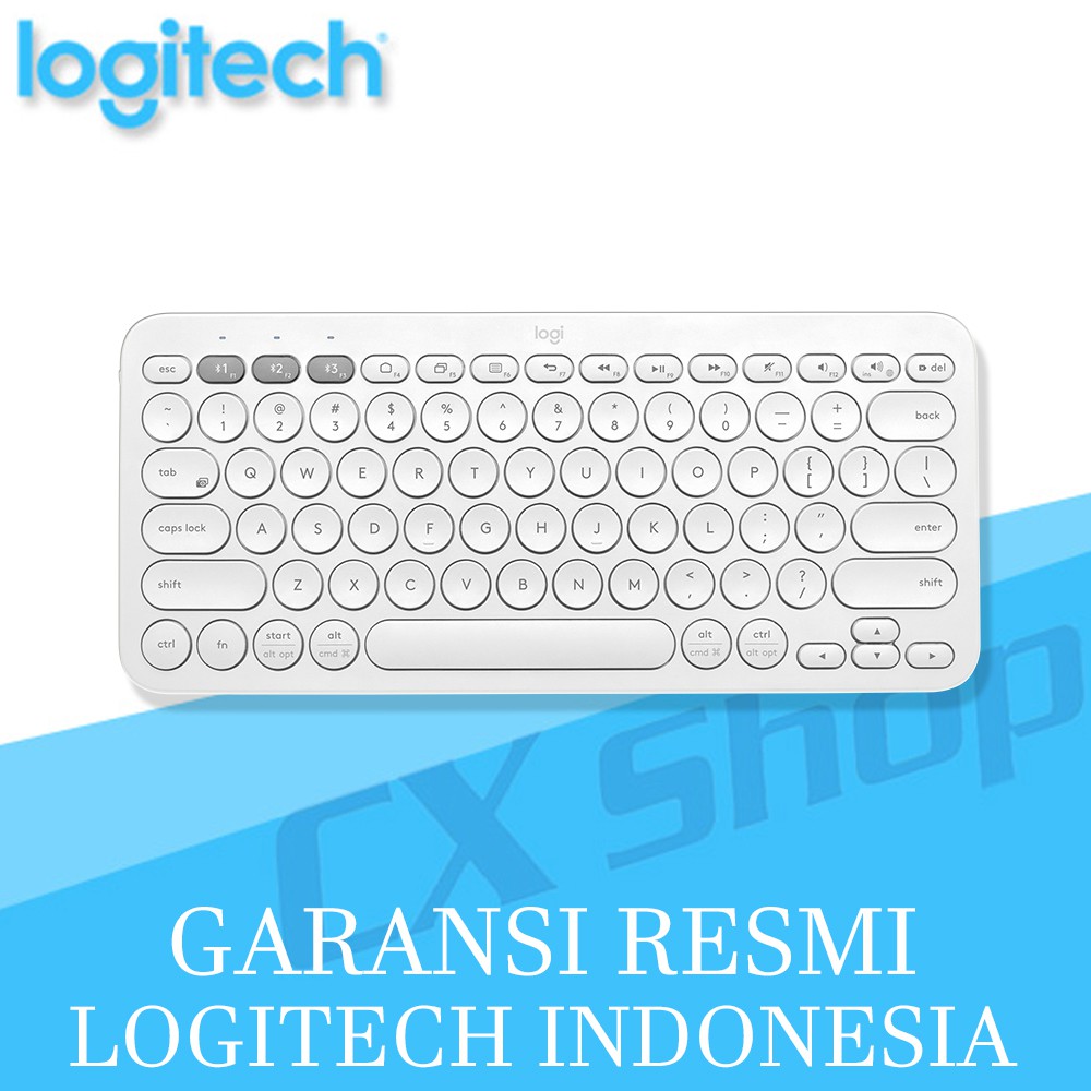 Jual Logitech K380 Multi Device Bluetooth Keyboard - Putih | Shopee ...