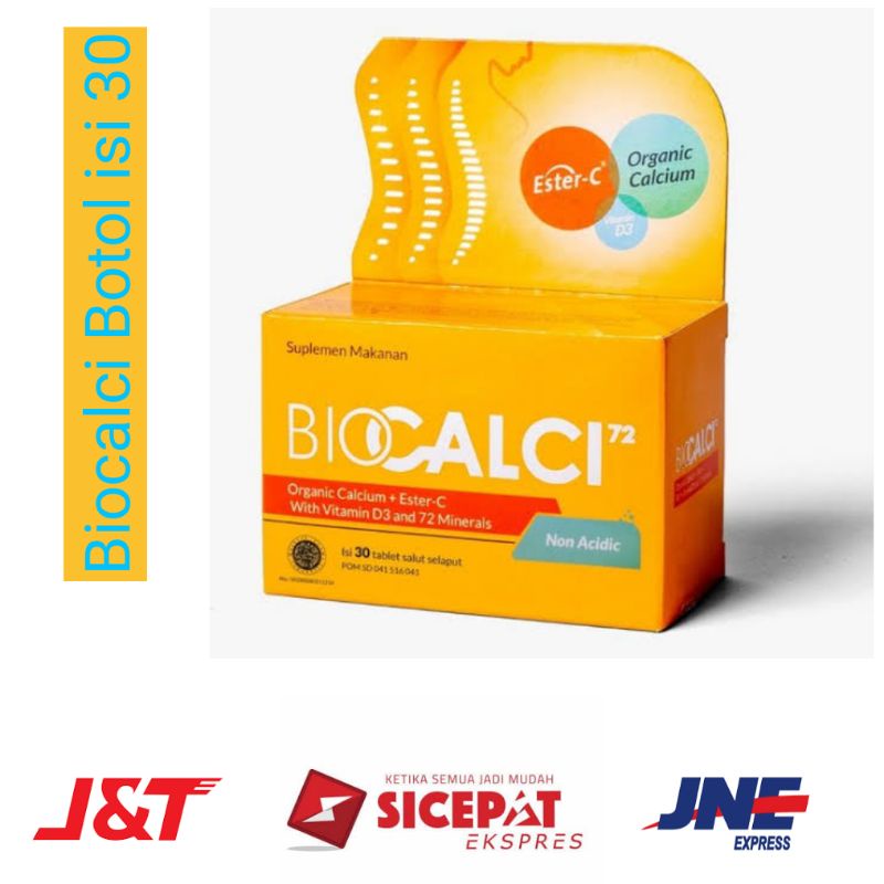 Jual Biocalci 30 Vitamin ester C Calsium & D3 Shopee Indonesia