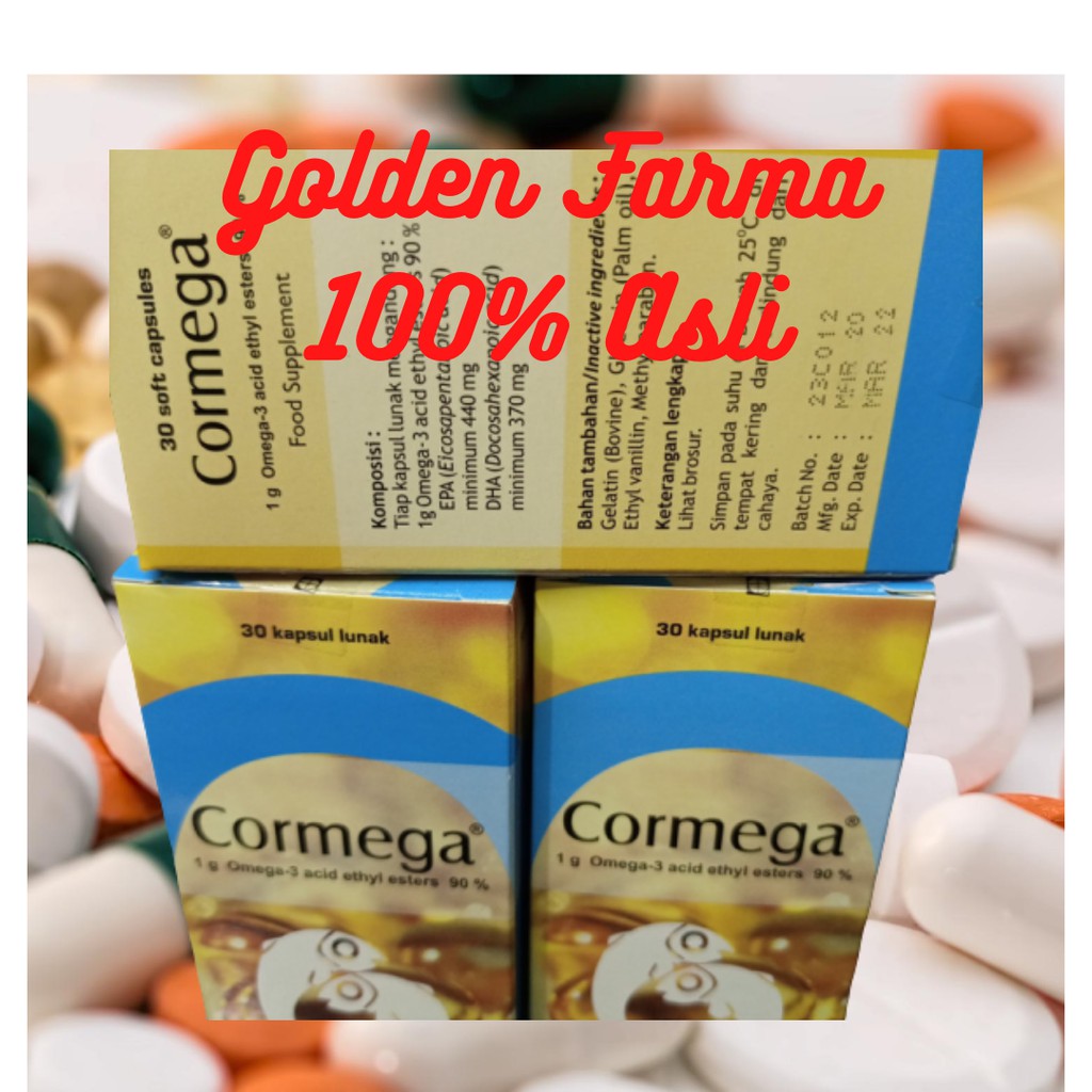 Jual SUPLEMEN JANTUNG OMEGA 3 CORMEGA | Shopee Indonesia