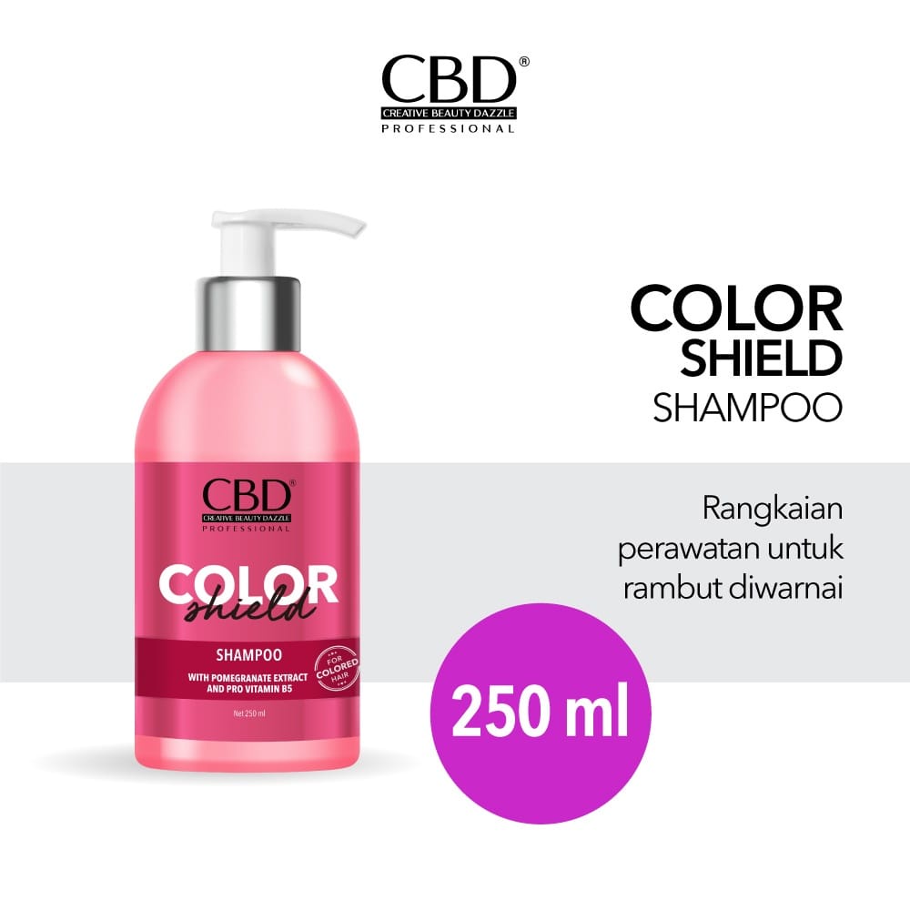 Jual CBD Color Shield Shampoo 250ml (pink) | Shopee Indonesia