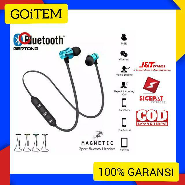 Jual Earphone headset bluetooth super bass | Shopee Indonesia