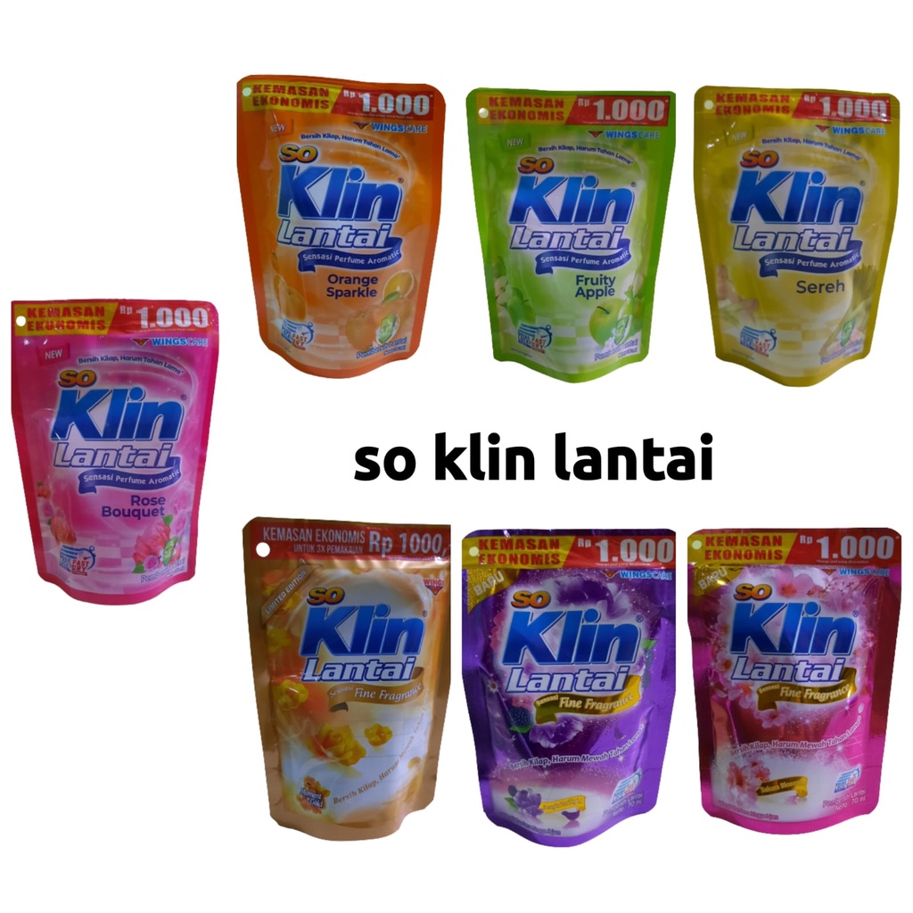 Jual SO KLIN SOKLIN LANTAI 70 ML | Shopee Indonesia