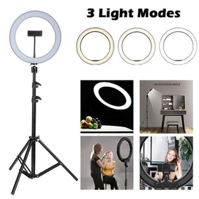 Paket Ring Light Led 26cm Tripod 2.1 Meter Lampu Selfie Led 20cm 26cm 33cm Make Up Lampu Ring