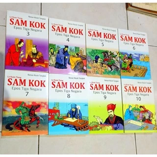 OBRAL BUKU KOMIK LONG HU MEN / SAM KOK JILID 3 - 4 - 5 - 6 - 7- 8 - 9 -10 / ORIGINAL / SAM KOK SEE CIN