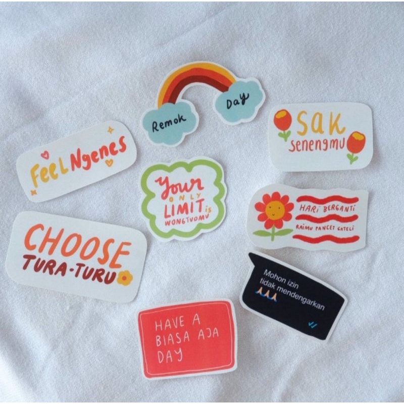 Jual Menolak Berguna Sticker Pack | Shopee Indonesia