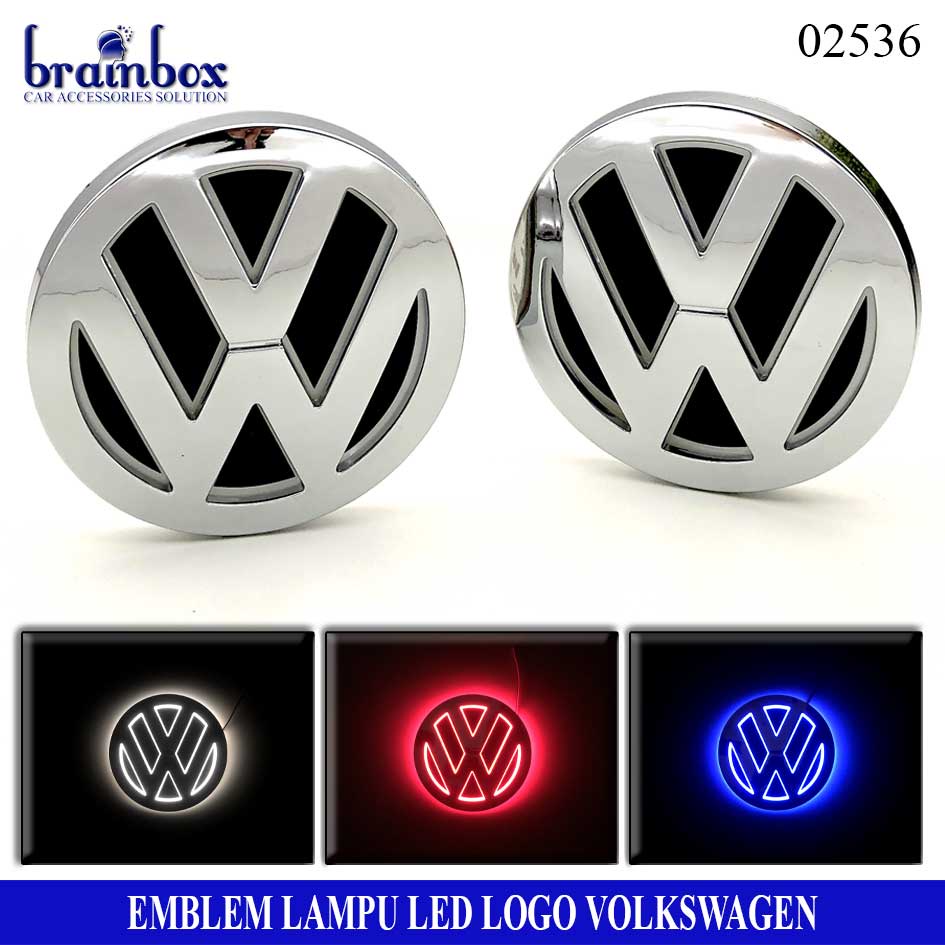 Jual HIGH QUALITY Car Logo Light VW Emblem Mobil Lampu Car Logo LED ...