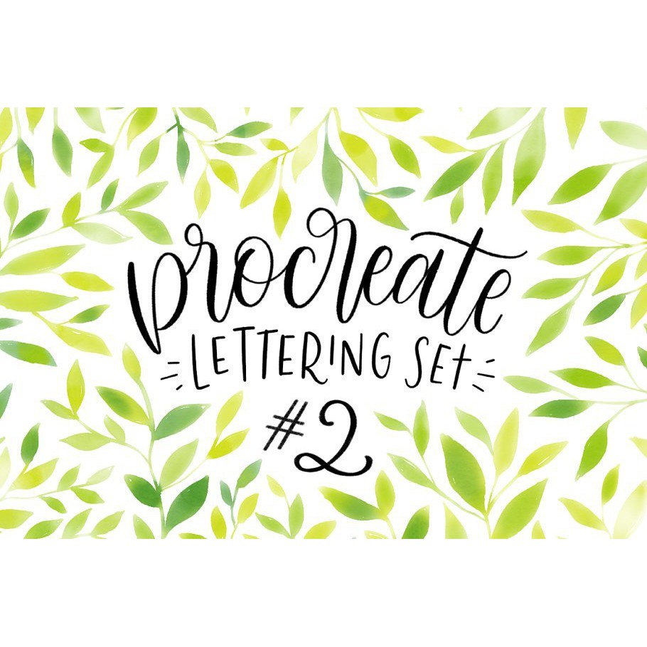Jual Procreate Brush - 4 Procreate Lettering Brushes Set | Shopee Indonesia
