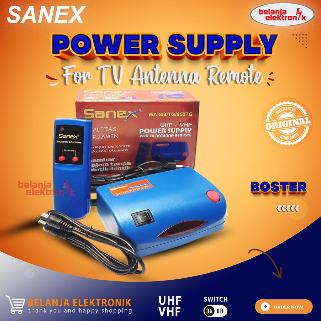 Jual BOOSTER ANTENA DAN REMOTE BOOSTER TV POWER SUPPLY ANTENA REMOTE ...
