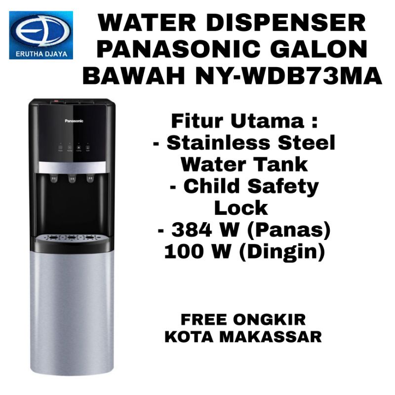 Jual PANASONIC Water Dispenser Galon Bawah NYWDB73MA Shopee Indonesia