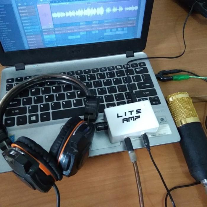 Jual Mic Phantom Power Microphone Condenser Instrument Audio