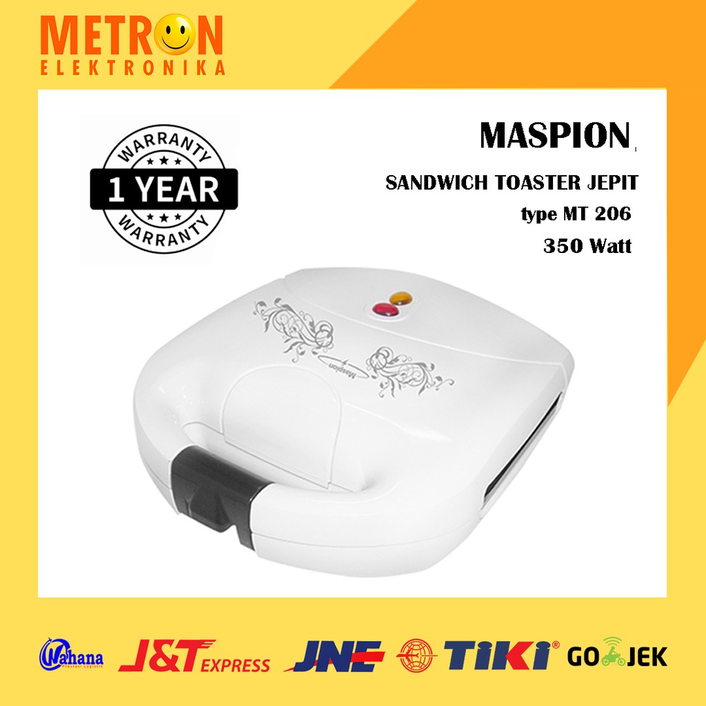 Jual MASPION MT 206 / SANDWICH TOASTER JEPIT / MT206 | Shopee Indonesia