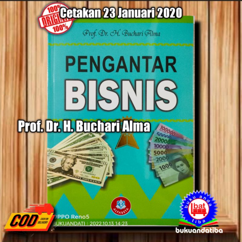 Jual BUKU PENGANTAR BISNIS - Prof. Dr. H. BUCHARI ALMA - ORIGINAL ...