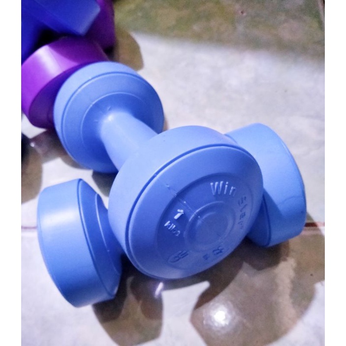 Jual DUMBLE PLASTIK STAMINA 1 KG / DUMBEL 1 KG | Shopee Indonesia