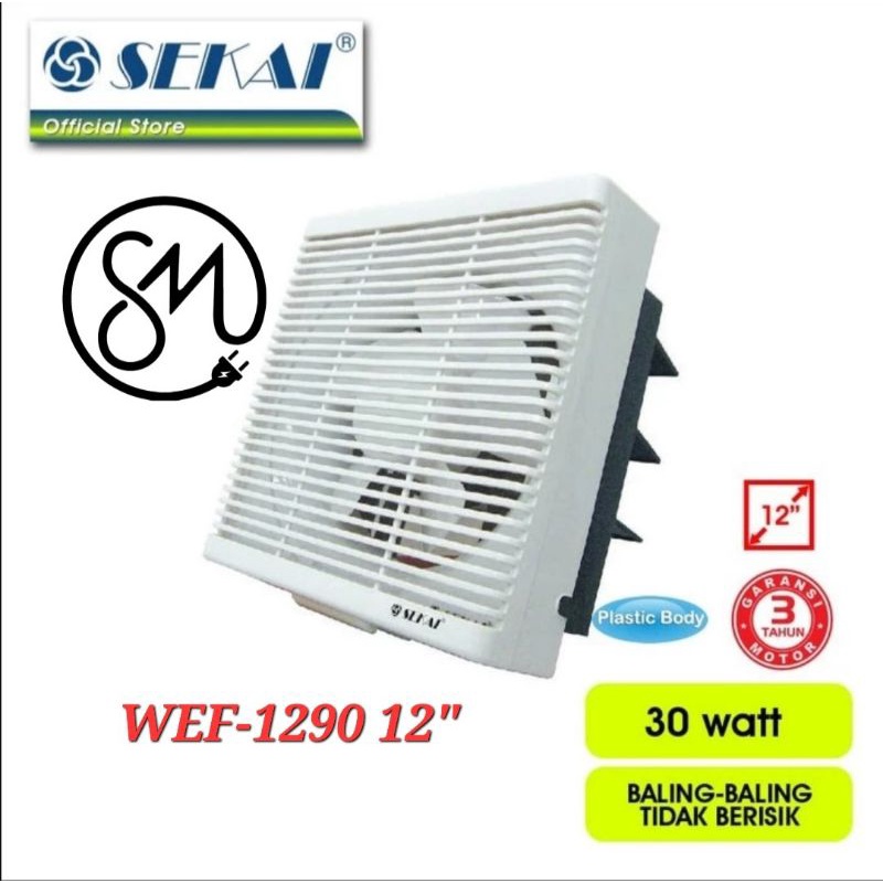 Jual Exhaust Fan Dinding Sekai Wef Wef Inc Hexos Shopee Indonesia