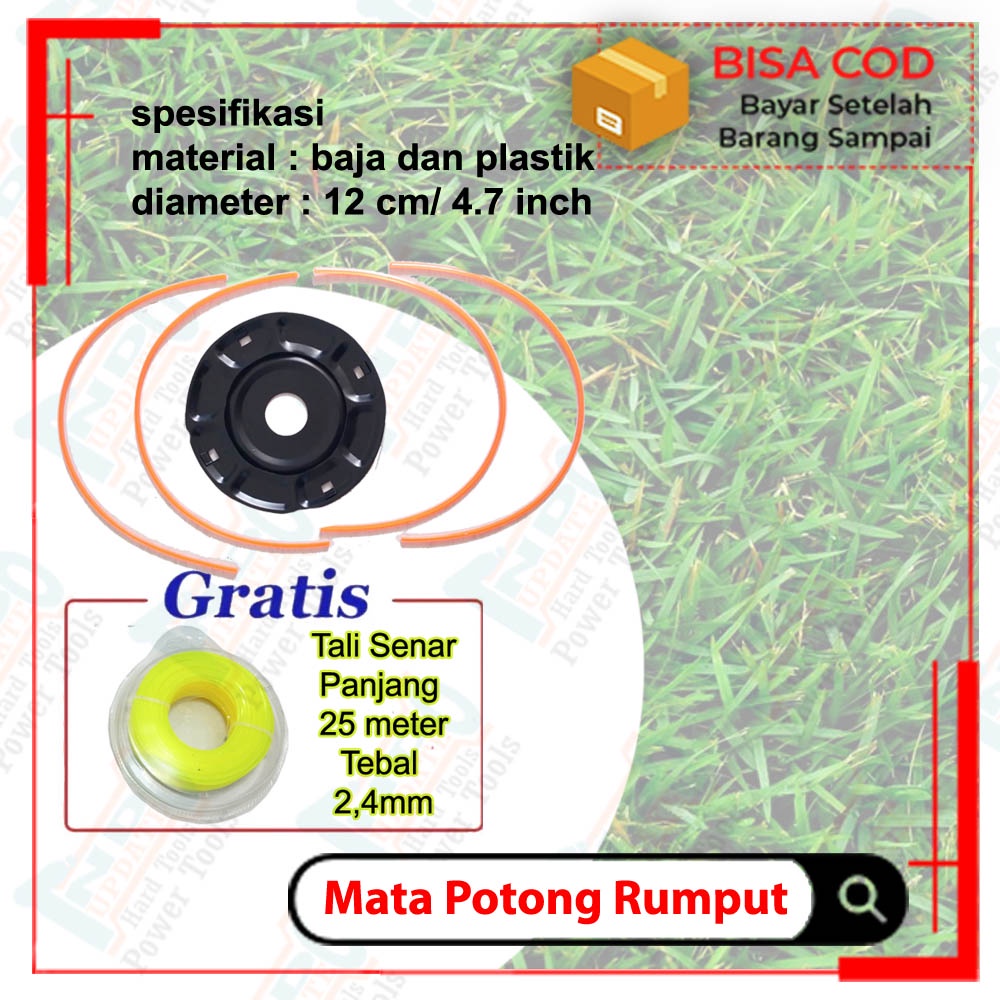 Jual Pisau Potong Mesin Pemotong Potong Rumput Mata Senar Tali Nilon