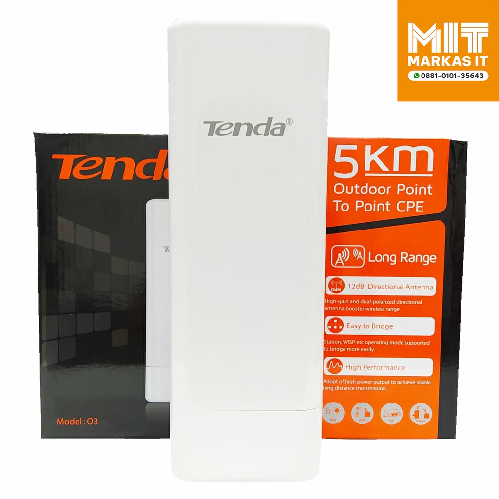 Jual Tenda O3 (5km Outdoor Point To Point CPE) - Wireless Router ...