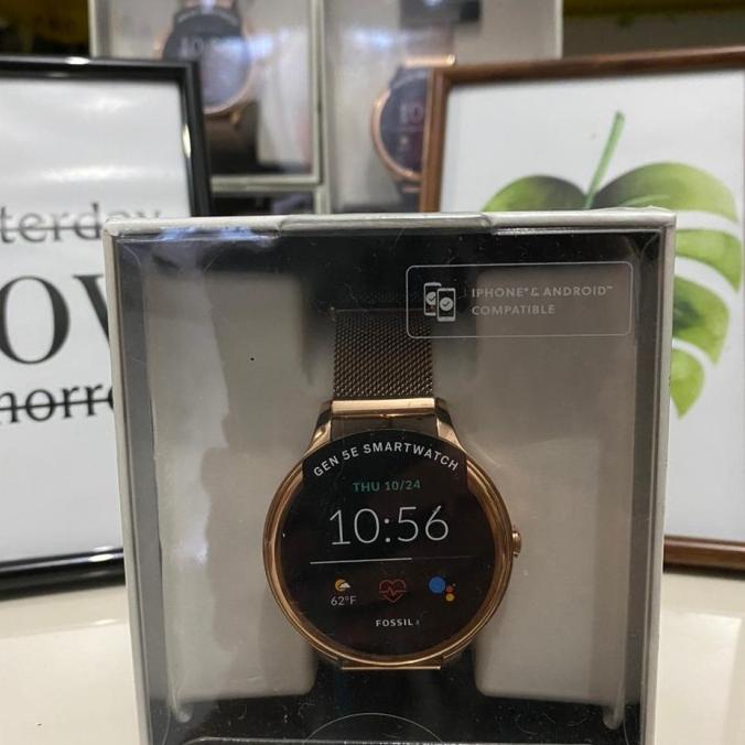 Jual Fossil Ftw6068 Gen 5E rose gold Smartwatch authentic Shopee