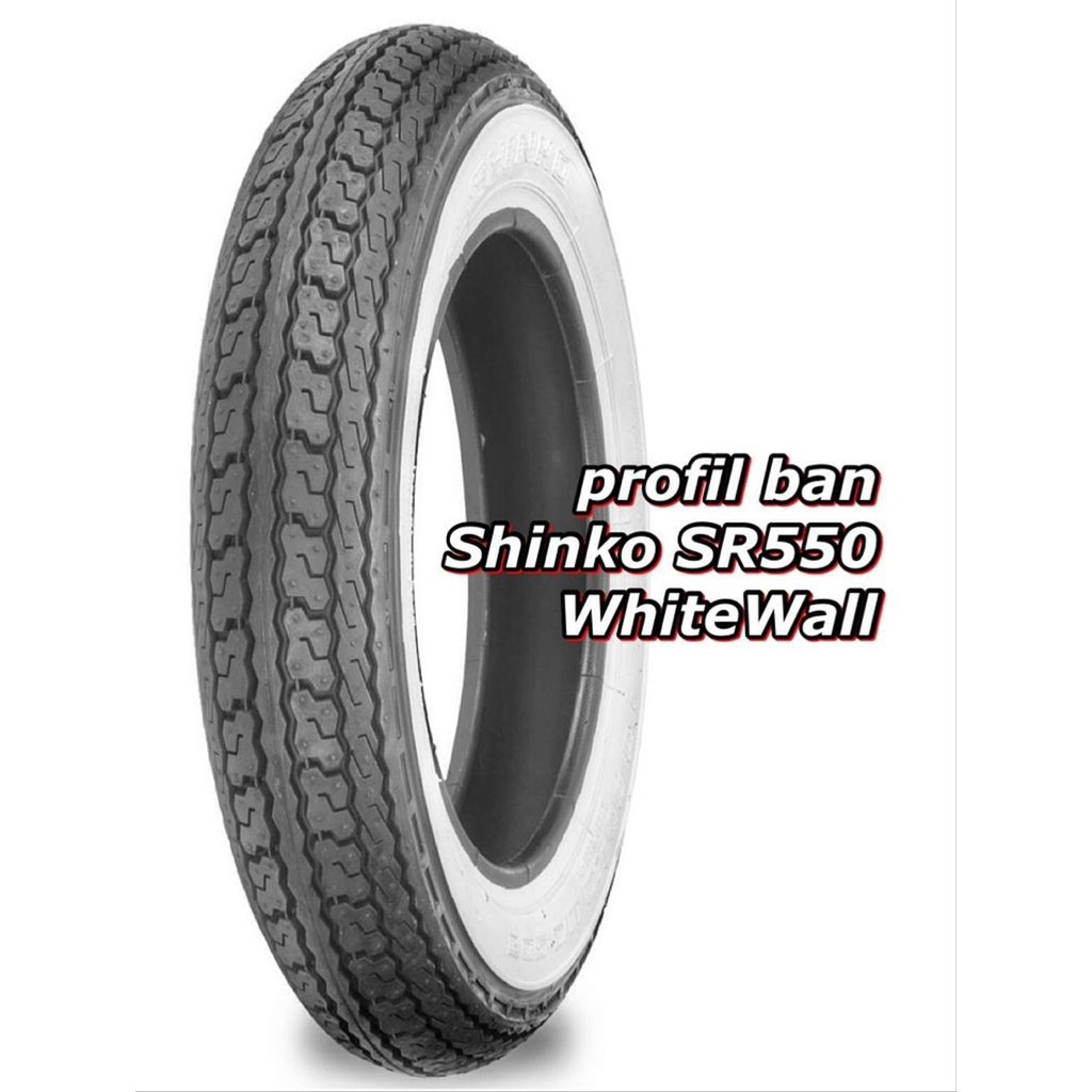 Jual Ban Vespa Shinko SR550 Whitewall 3.50-10 | Shopee Indonesia