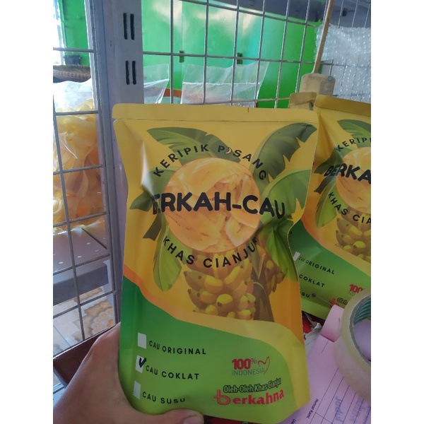 Jual Keripik Pisang Rasa Cokelat/cemilan, Oleh-oleh Khas Cianjur ...