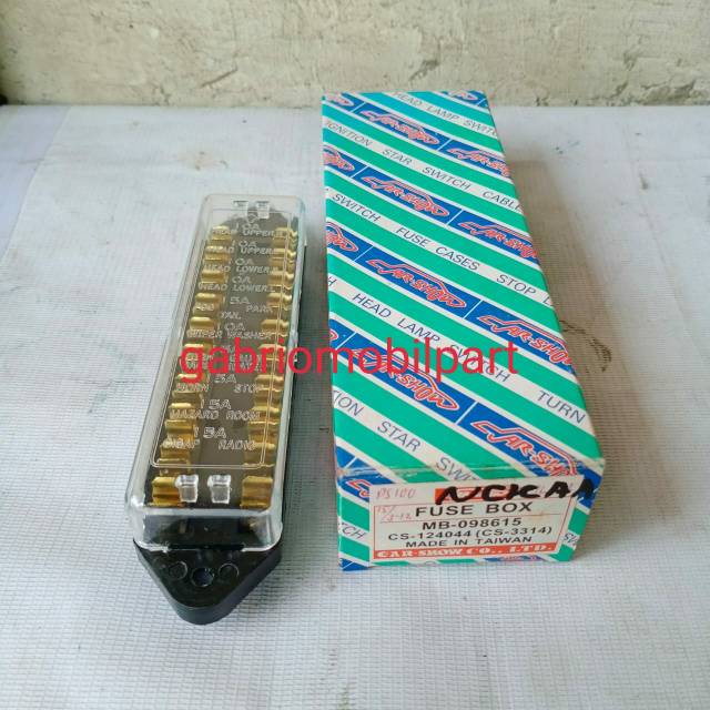 Jual FUSE BOX RUMAH SKRING BOTOL TERMINAL TABUNG ISI 10 | Shopee Indonesia