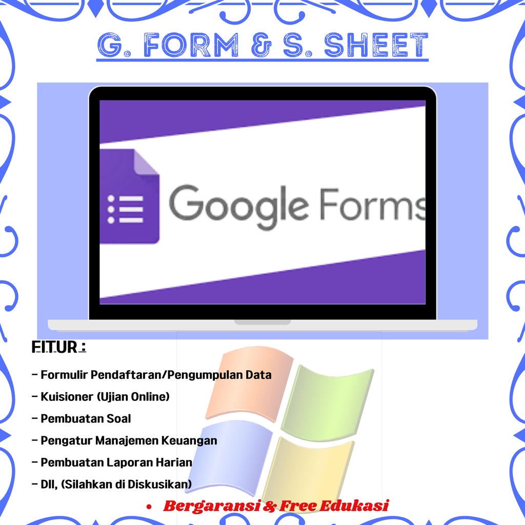 Jual Google Form Laporan Online Laporan Keuangan Laporan Excel