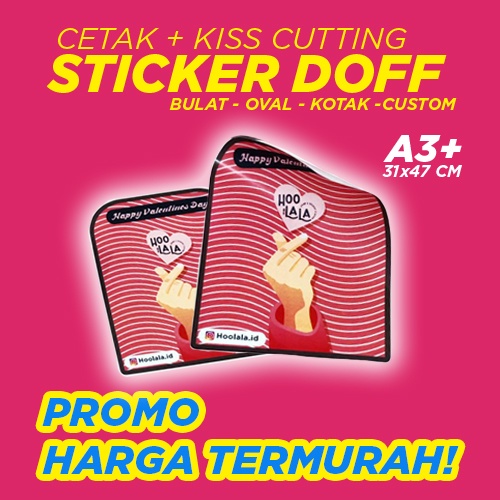 Jual STIKER LABEL KEMASAN UMKM makanan & minuman VINYL DOFF A3+ cetak ...