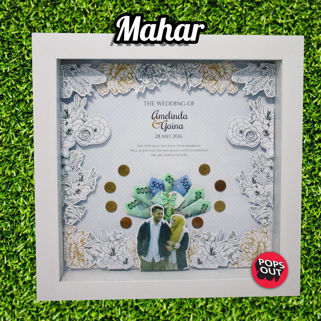 Jual POP UP FRAME MAHAR 40X40 (custom) | Shopee Indonesia