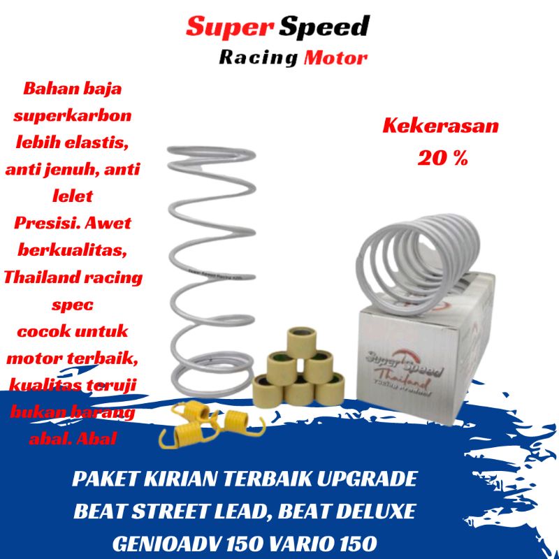 Jual PAKET KIRIAN PER CVT BEAT STREET 2021 2022 GENIO SCOOPY 2021 BEAT