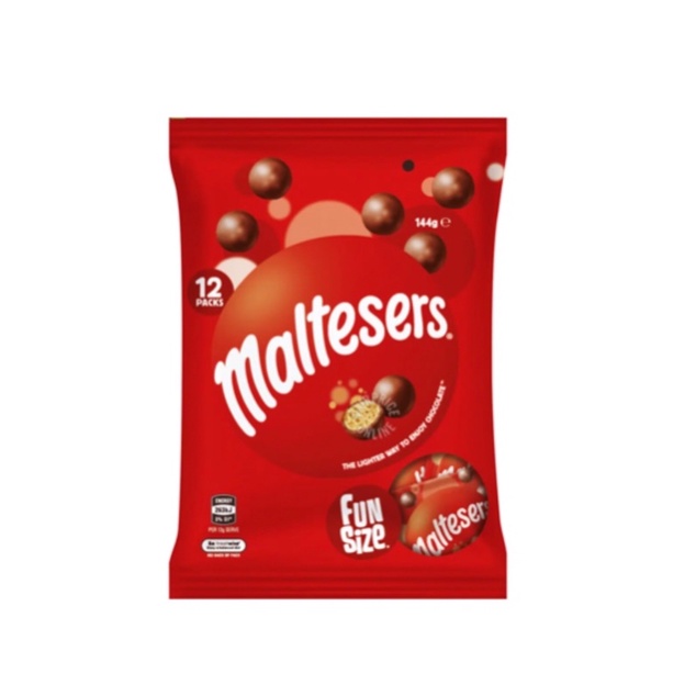 Jual Maltesers Australia Fun Size Milk Chocolate Coklat 12 Pack x 12g ...