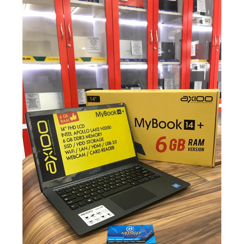 Jual Notebook Axioo Mybook 14 6gb Ssd 256gb 14 Grey Shopee Indonesia