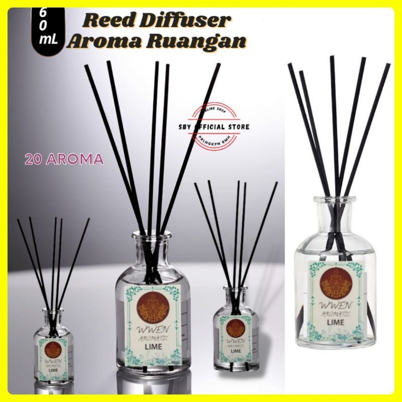 Jual Reed Diffuser 60Ml oil Aromatherapy Replenisher Pewangi Pengharum